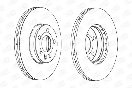Bremsscheibe Vorderachse CHAMPION 562382CH Bild Bremsscheibe Vorderachse CHAMPION 562382CH
