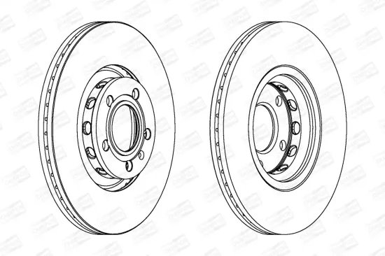 Bremsscheibe Vorderachse CHAMPION 562383CH Bild Bremsscheibe Vorderachse CHAMPION 562383CH