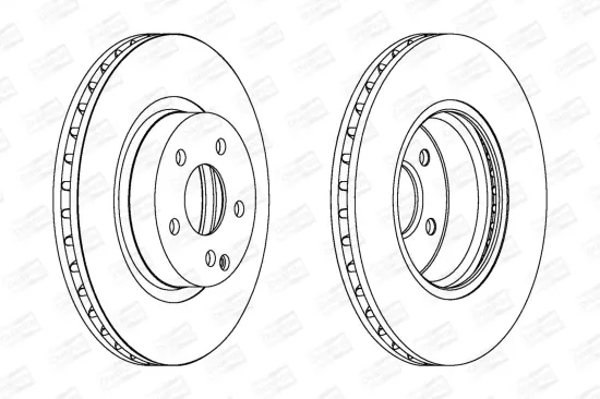 Bremsscheibe Vorderachse CHAMPION 562386CH Bild Bremsscheibe Vorderachse CHAMPION 562386CH