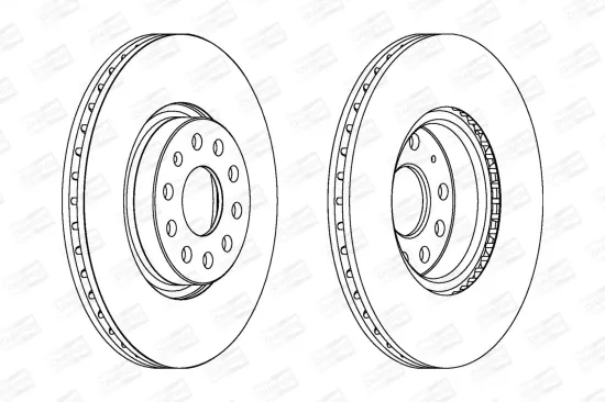 Bremsscheibe CHAMPION 562387CH Bild Bremsscheibe CHAMPION 562387CH