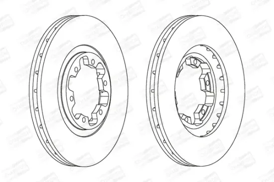 Bremsscheibe Vorderachse CHAMPION 562388CH Bild Bremsscheibe Vorderachse CHAMPION 562388CH
