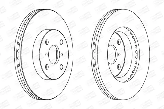 Bremsscheibe Vorderachse CHAMPION 562421CH Bild Bremsscheibe Vorderachse CHAMPION 562421CH