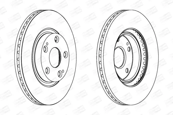 Bremsscheibe Vorderachse CHAMPION 562430CH Bild Bremsscheibe Vorderachse CHAMPION 562430CH