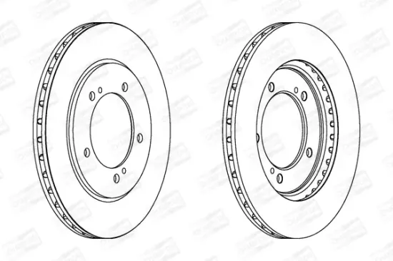 Bremsscheibe Vorderachse CHAMPION 562445CH Bild Bremsscheibe Vorderachse CHAMPION 562445CH