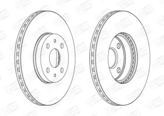 Bremsscheibe Vorderachse CHAMPION 562452CH Bild Bremsscheibe Vorderachse CHAMPION 562452CH