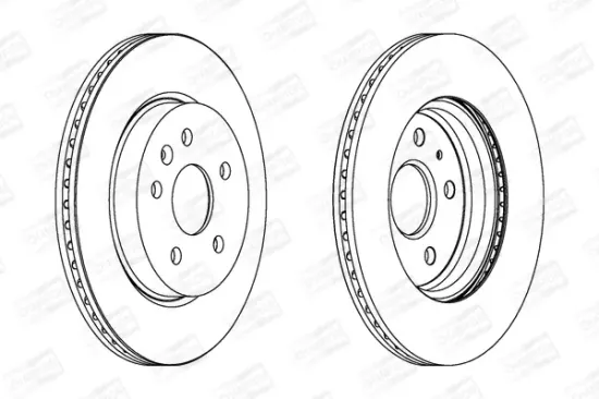 Bremsscheibe Hinterachse CHAMPION 562463CH Bild Bremsscheibe Hinterachse CHAMPION 562463CH