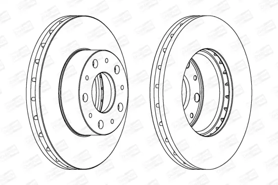 Bremsscheibe CHAMPION 562468CH Bild Bremsscheibe CHAMPION 562468CH