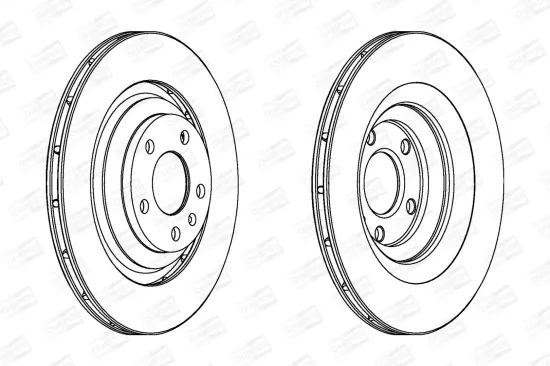 Bremsscheibe Hinterachse CHAMPION 562512CH Bild Bremsscheibe Hinterachse CHAMPION 562512CH