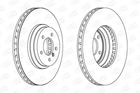 Bremsscheibe Vorderachse CHAMPION 562519CH-1 Bild Bremsscheibe Vorderachse CHAMPION 562519CH-1