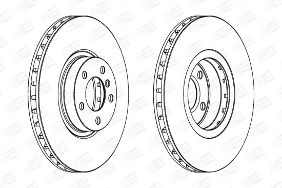 Bremsscheibe Vorderachse CHAMPION 562520CH-1 Bild Bremsscheibe Vorderachse CHAMPION 562520CH-1