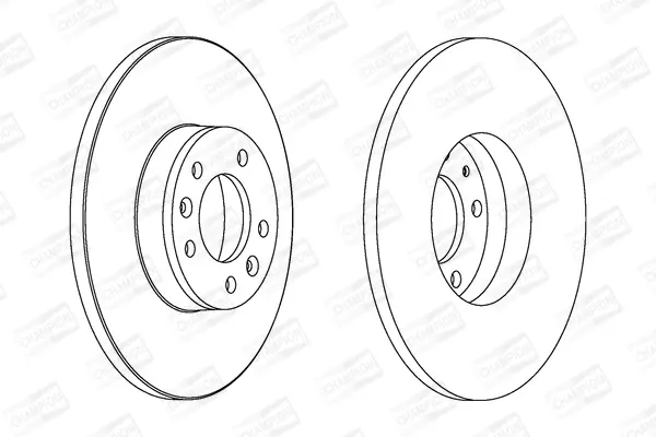 Bremsscheibe CHAMPION 562525CH Bild Bremsscheibe CHAMPION 562525CH