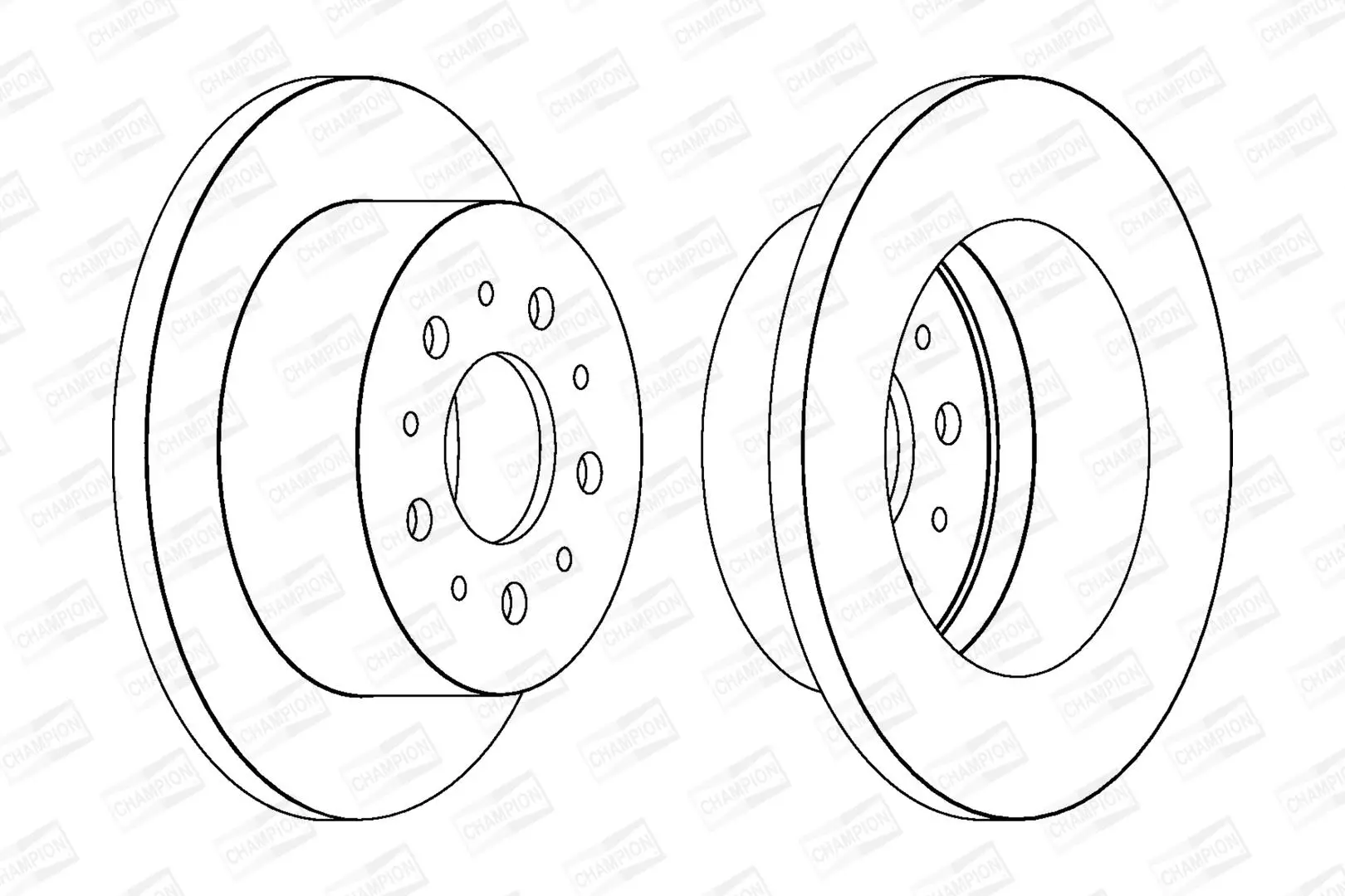 Bremsscheibe CHAMPION 562526CH