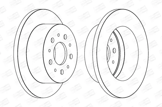 Bremsscheibe CHAMPION 562526CH Bild Bremsscheibe CHAMPION 562526CH