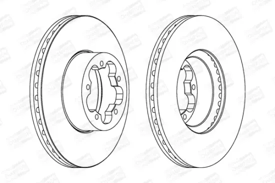 Bremsscheibe Vorderachse CHAMPION 562540CH Bild Bremsscheibe Vorderachse CHAMPION 562540CH