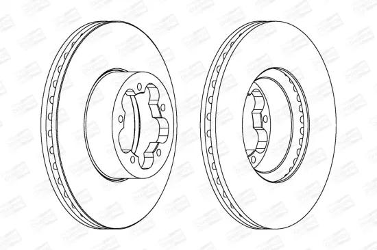 Bremsscheibe Vorderachse CHAMPION 562541CH Bild Bremsscheibe Vorderachse CHAMPION 562541CH