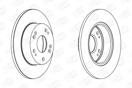 Bremsscheibe Hinterachse CHAMPION 562542CH Bild Bremsscheibe Hinterachse CHAMPION 562542CH
