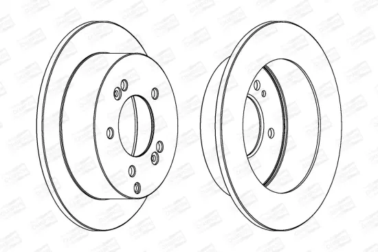 Bremsscheibe Hinterachse CHAMPION 562552CH Bild Bremsscheibe Hinterachse CHAMPION 562552CH