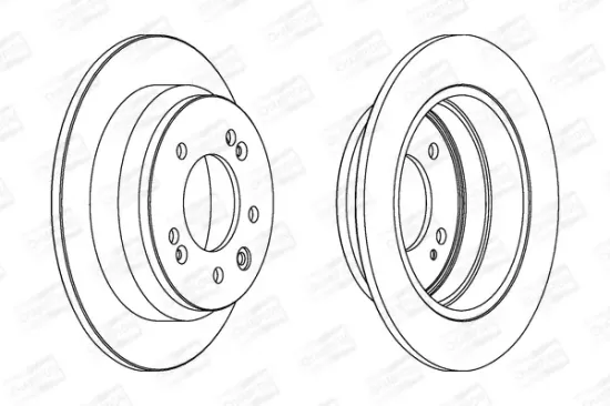 Bremsscheibe CHAMPION 562553CH Bild Bremsscheibe CHAMPION 562553CH