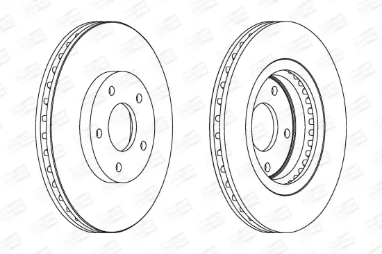 Bremsscheibe Vorderachse CHAMPION 562578CH Bild Bremsscheibe Vorderachse CHAMPION 562578CH
