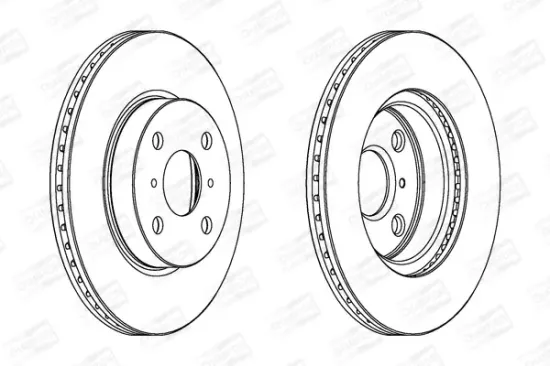 Bremsscheibe Vorderachse CHAMPION 562602CH Bild Bremsscheibe Vorderachse CHAMPION 562602CH