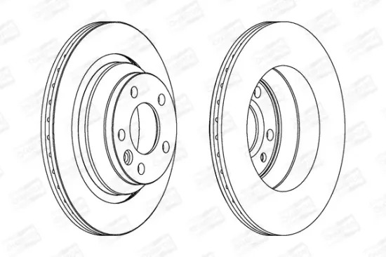 Bremsscheibe Hinterachse CHAMPION 562603CH Bild Bremsscheibe Hinterachse CHAMPION 562603CH