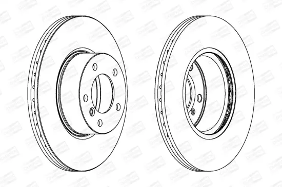 Bremsscheibe Vorderachse CHAMPION 562618CH Bild Bremsscheibe Vorderachse CHAMPION 562618CH