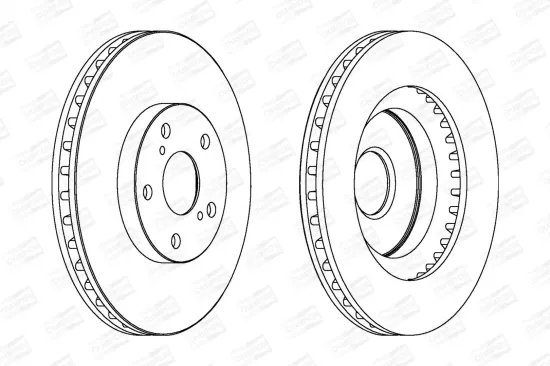 Bremsscheibe Vorderachse CHAMPION 562621CH Bild Bremsscheibe Vorderachse CHAMPION 562621CH