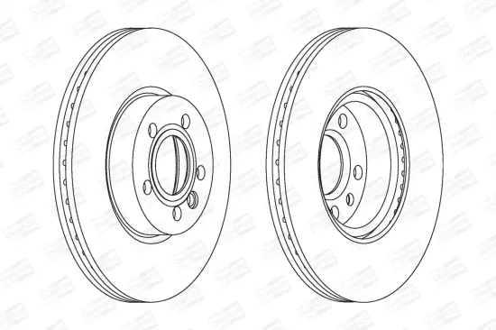 Bremsscheibe Vorderachse CHAMPION 562626CH Bild Bremsscheibe Vorderachse CHAMPION 562626CH