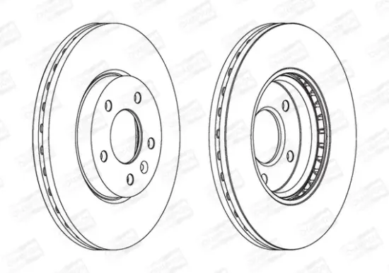 Bremsscheibe Vorderachse CHAMPION 562631CH Bild Bremsscheibe Vorderachse CHAMPION 562631CH