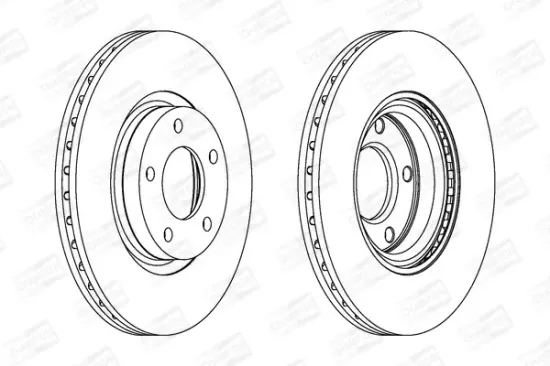 Bremsscheibe Vorderachse CHAMPION 562635CH Bild Bremsscheibe Vorderachse CHAMPION 562635CH