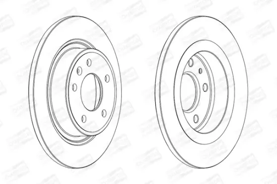 Bremsscheibe Hinterachse CHAMPION 562640CH Bild Bremsscheibe Hinterachse CHAMPION 562640CH