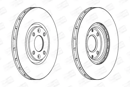 Bremsscheibe Vorderachse CHAMPION 562641CH Bild Bremsscheibe Vorderachse CHAMPION 562641CH