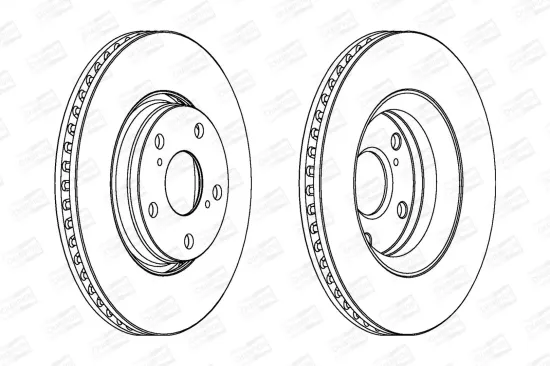 Bremsscheibe Vorderachse CHAMPION 562649CH Bild Bremsscheibe Vorderachse CHAMPION 562649CH