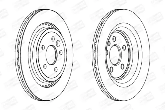 Bremsscheibe Hinterachse CHAMPION 562650CH Bild Bremsscheibe Hinterachse CHAMPION 562650CH
