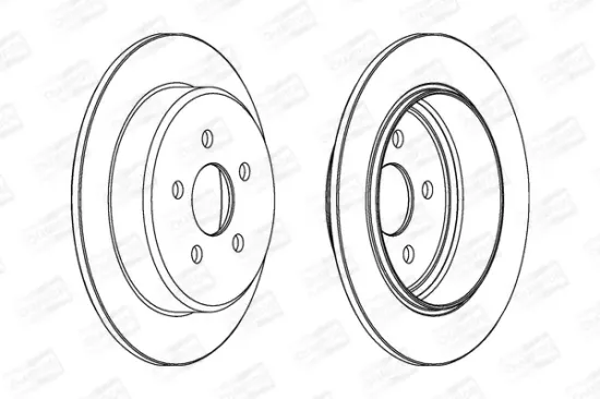 Bremsscheibe Hinterachse CHAMPION 562656CH Bild Bremsscheibe Hinterachse CHAMPION 562656CH