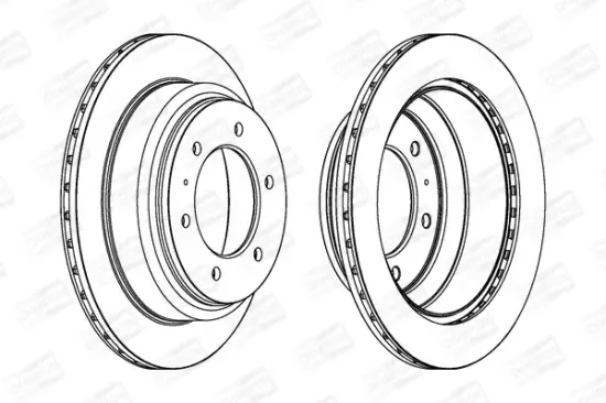 Bremsscheibe Hinterachse CHAMPION 562665CH Bild Bremsscheibe Hinterachse CHAMPION 562665CH