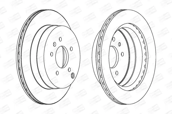 Bremsscheibe Hinterachse CHAMPION 562670CH Bild Bremsscheibe Hinterachse CHAMPION 562670CH