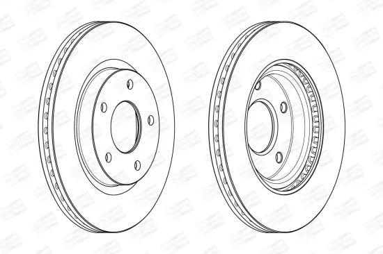 Bremsscheibe Vorderachse CHAMPION 562675CH Bild Bremsscheibe Vorderachse CHAMPION 562675CH