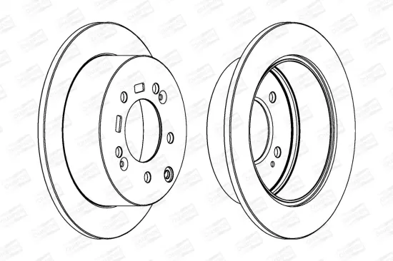 Bremsscheibe Hinterachse CHAMPION 562686CH Bild Bremsscheibe Hinterachse CHAMPION 562686CH
