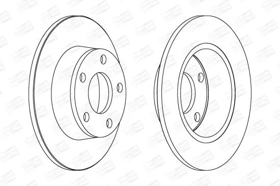 Bremsscheibe Hinterachse CHAMPION 562690CH Bild Bremsscheibe Hinterachse CHAMPION 562690CH