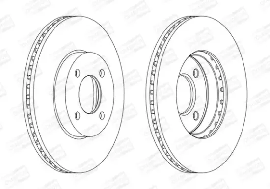 Bremsscheibe Vorderachse CHAMPION 562693CH Bild Bremsscheibe Vorderachse CHAMPION 562693CH