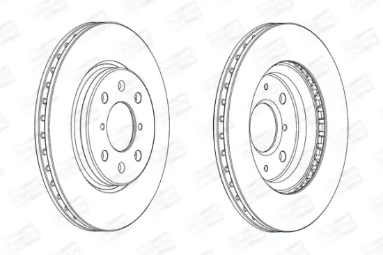Bremsscheibe Vorderachse CHAMPION 562694CH Bild Bremsscheibe Vorderachse CHAMPION 562694CH