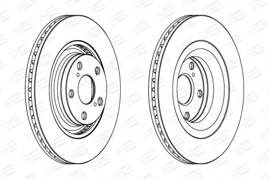 Bremsscheibe Vorderachse CHAMPION 562726CH Bild Bremsscheibe Vorderachse CHAMPION 562726CH