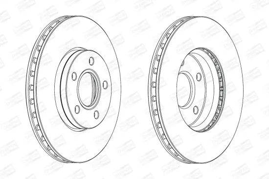 Bremsscheibe Vorderachse CHAMPION 562752CH Bild Bremsscheibe Vorderachse CHAMPION 562752CH