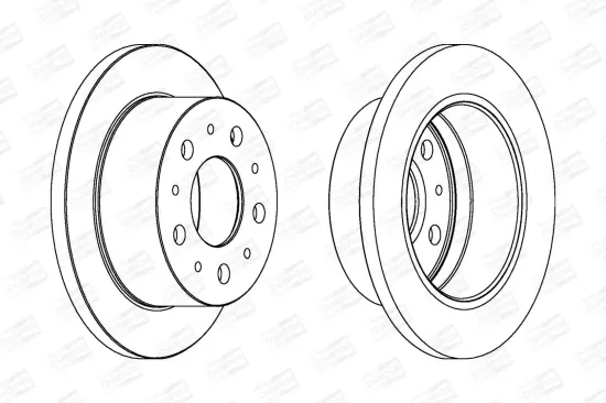 Bremsscheibe CHAMPION 562753CH Bild Bremsscheibe CHAMPION 562753CH