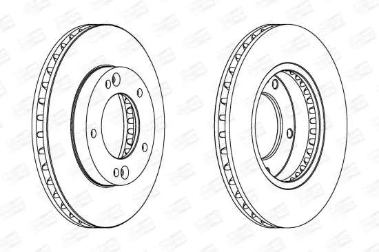 Bremsscheibe Vorderachse CHAMPION 562772CH Bild Bremsscheibe Vorderachse CHAMPION 562772CH