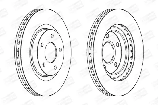 Bremsscheibe Vorderachse CHAMPION 562790CH Bild Bremsscheibe Vorderachse CHAMPION 562790CH