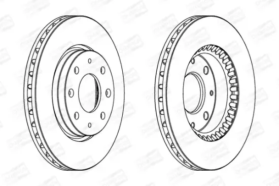 Bremsscheibe Vorderachse CHAMPION 562794CH Bild Bremsscheibe Vorderachse CHAMPION 562794CH