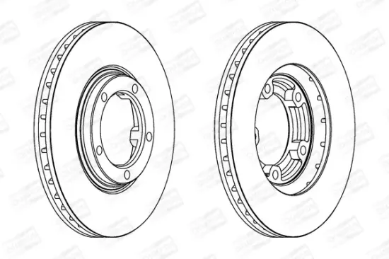 Bremsscheibe Vorderachse CHAMPION 562800CH Bild Bremsscheibe Vorderachse CHAMPION 562800CH