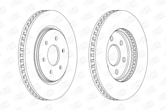 Bremsscheibe Vorderachse CHAMPION 562813CH Bild Bremsscheibe Vorderachse CHAMPION 562813CH